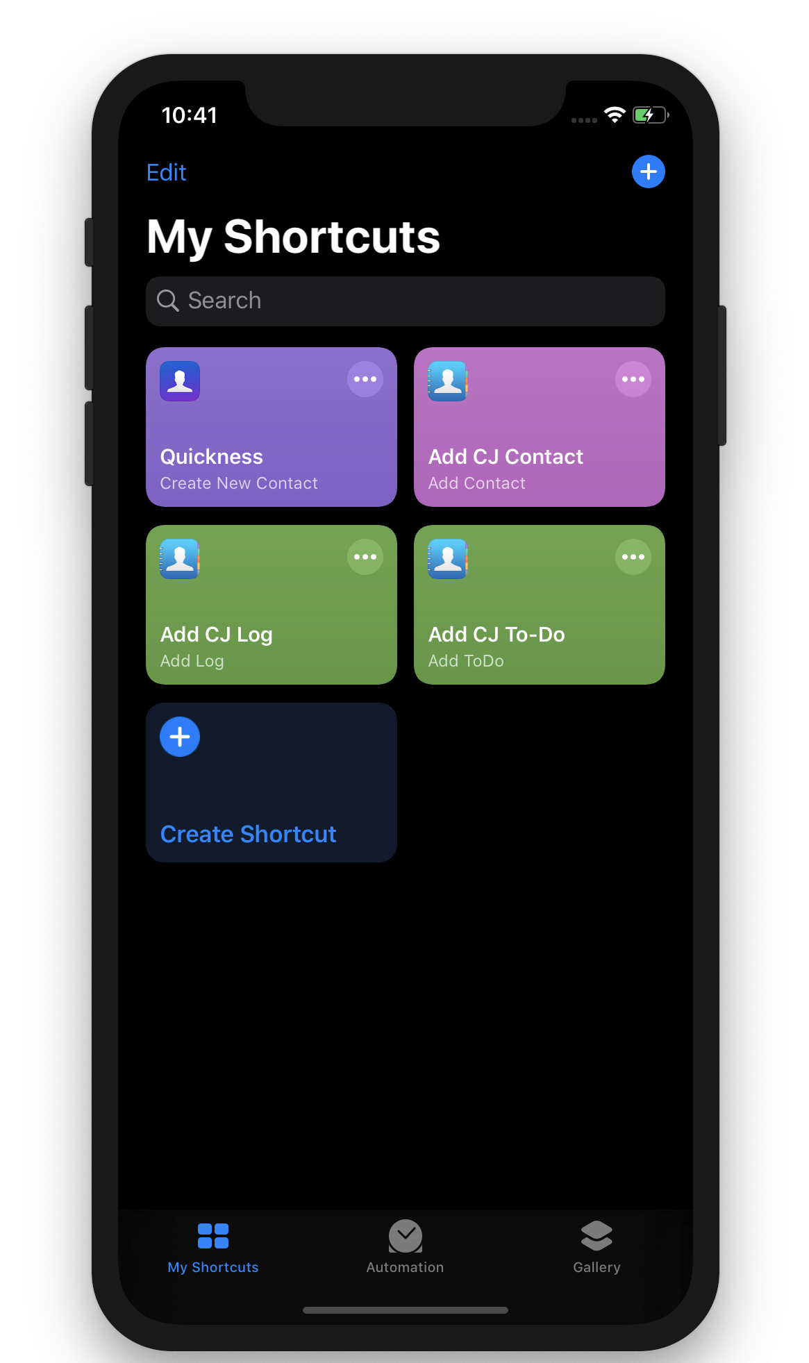 contacts journal crm